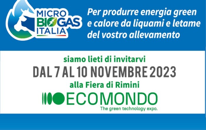 Banner MicroBiogasItalia a Ecomondo